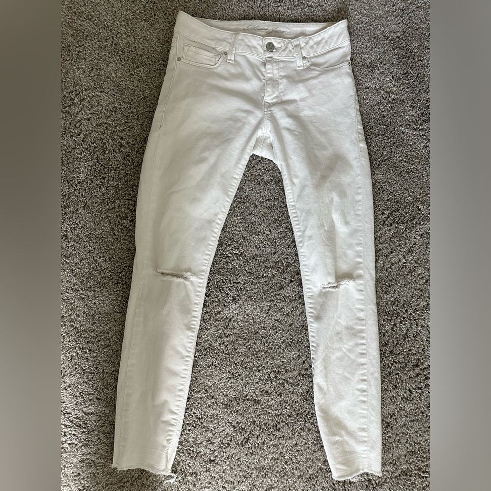 Mavi Jeans Women Mid Rise White Skinny Jean